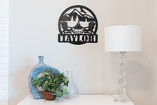 Load image into Gallery viewer, &quot;Rocky Mountain High&quot; Custom Name Metal Wall Art Sign
