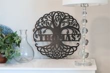Load image into Gallery viewer, &quot;Family Tree&quot; Custom Name Metal Wall Art Sign

