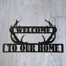 Load image into Gallery viewer, &quot;I Like Big Bucks&quot; Metal Art Welcome Sign
